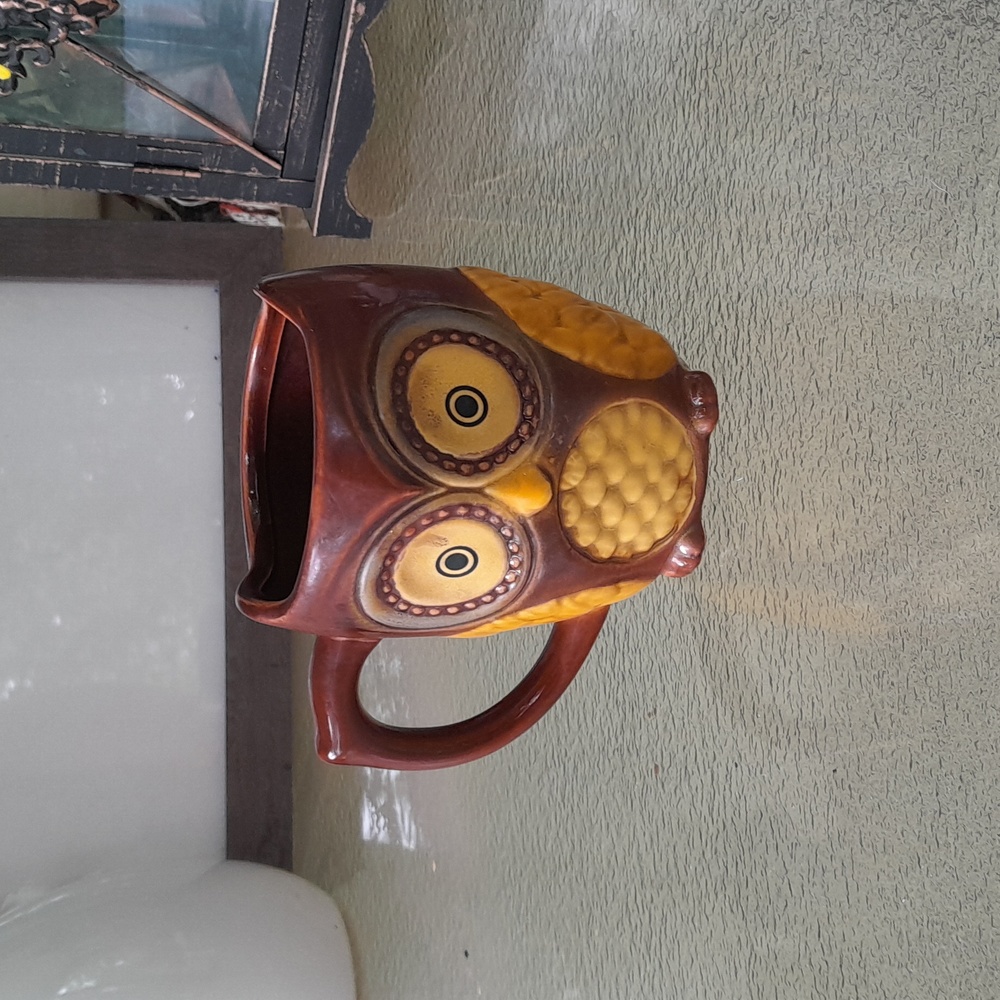 Vintage Ceramic Owl Creamer Unbranded